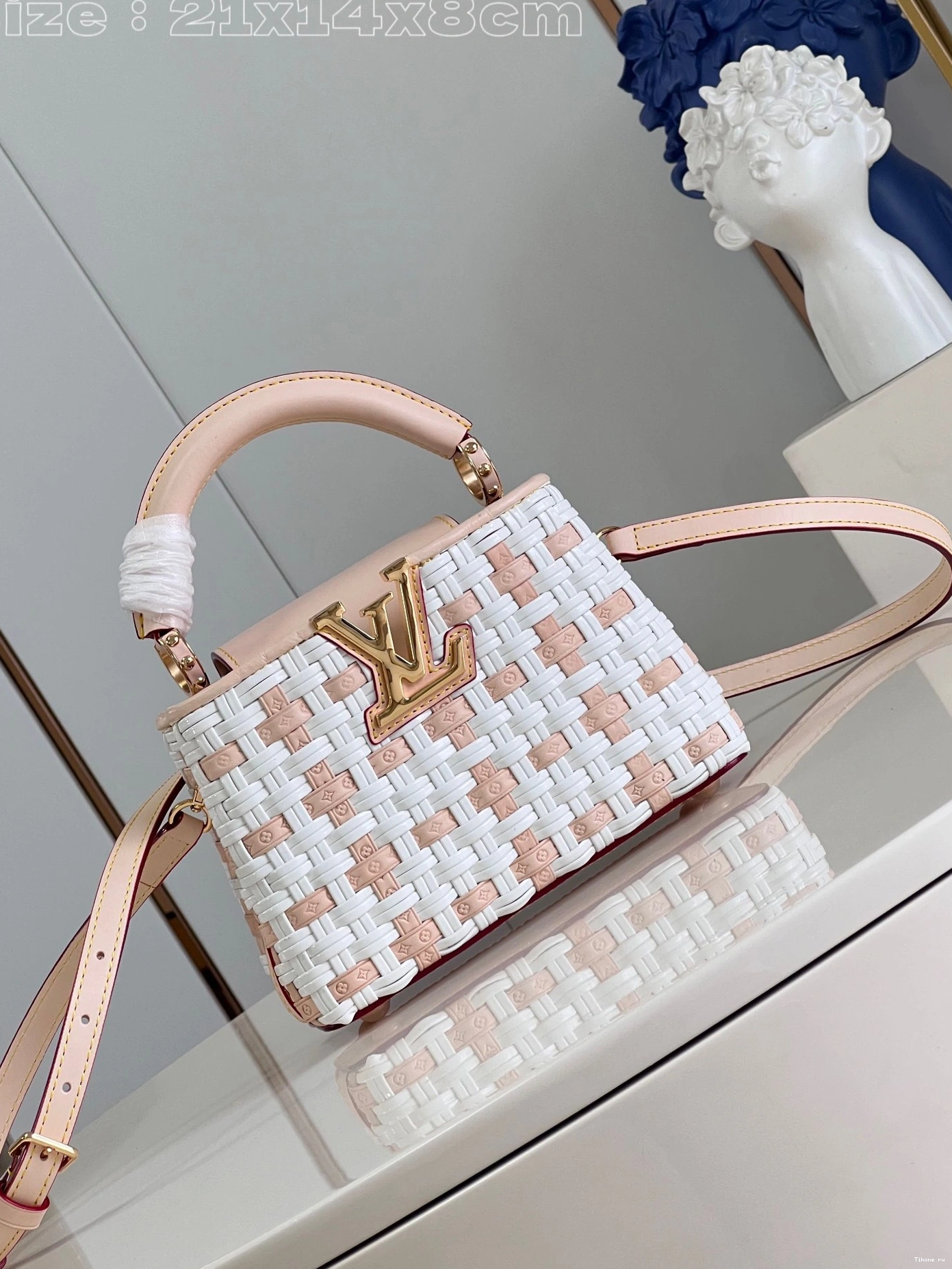 Affordable CAPUCINES VUITTON MINI-21*14*8CM LOUIS 0710
